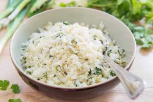 Cauliflower rice (Banting)