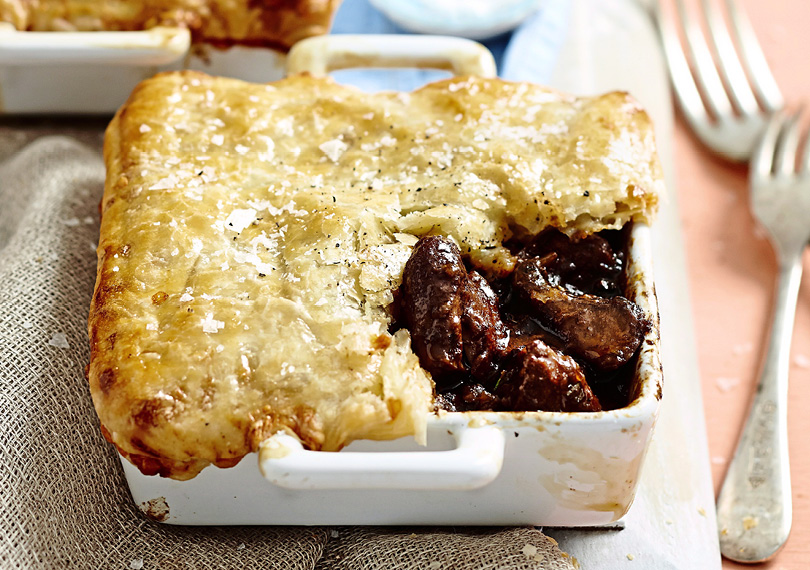Beef and mushroom pie