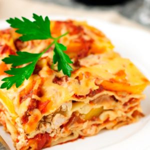 Chicken lasagne