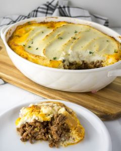 Cottage pie with cauli mash (Banting)